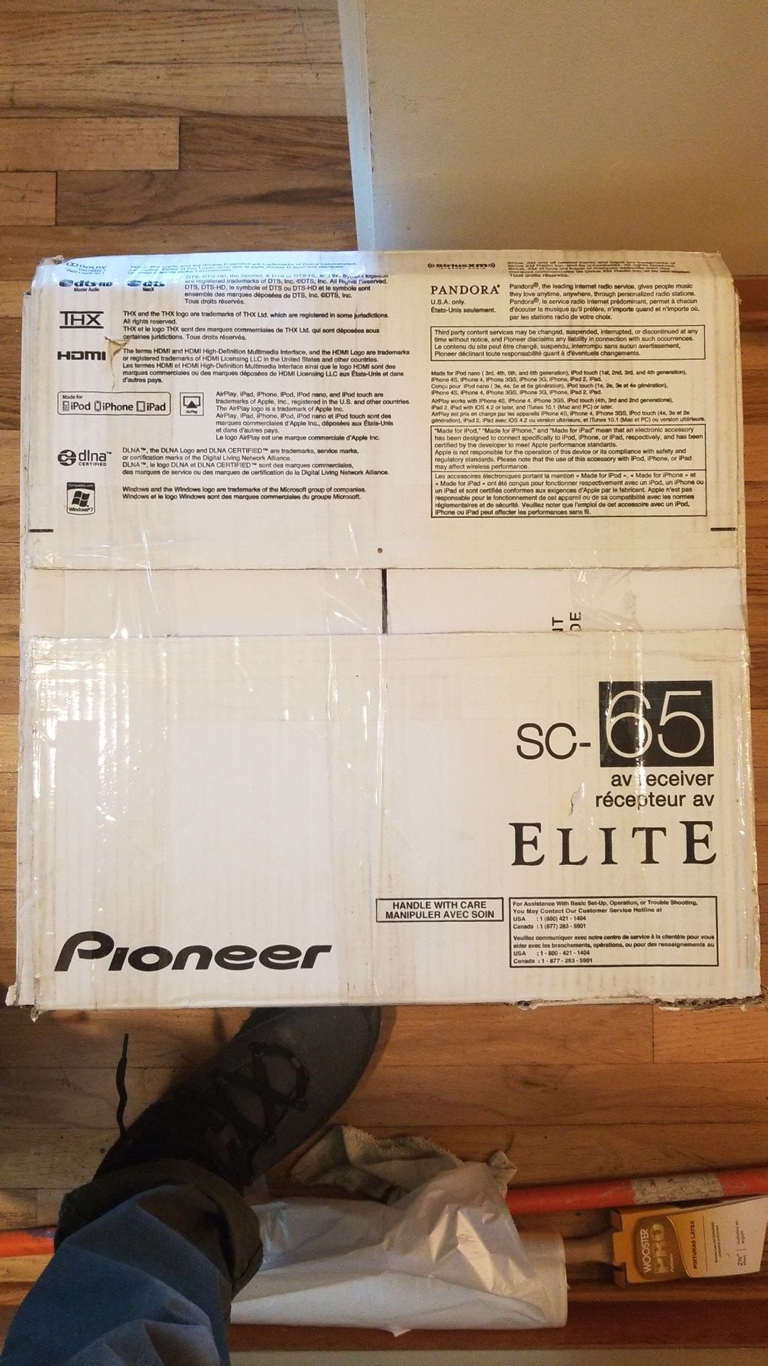 Brand New Pioneer Elite SC 65 Receiver