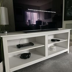 60 Inch TV Stand White 