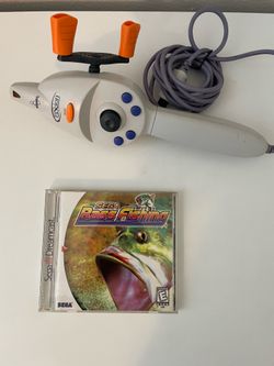 Sega Dreamcast Bass Fishing with Pole