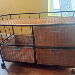 Storage Drawers - MISSING THE TOP BIN 