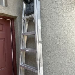 8” Werner Aluminum Ladder 