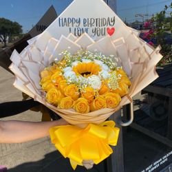 Hermoso Ramo De Rosas