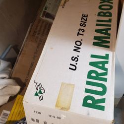 Big Rural Mailbox New