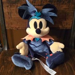 2023 Walt Disney Parks Happy Halloween Minnie Mouse Witch Plush