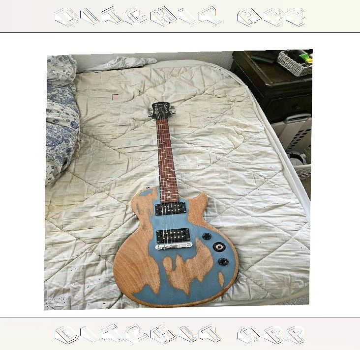indicate three Rock On Strong with High End Electric Guitar Collection