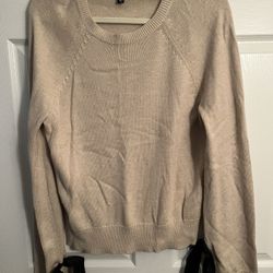 Beige J Crew Sweater 