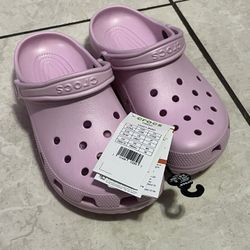 Pink Crocs 