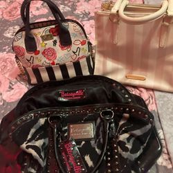 Betsy Johnson Purses Selling As A Lot Of 3 