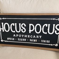 Hocus Pocus Sign 