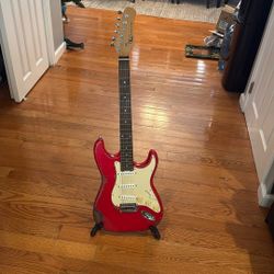 Stratocaster Guitar Relic With Is Modified With Fender  Pick Up