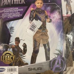 Marvel Black Panther Shuri Costume 6-6X