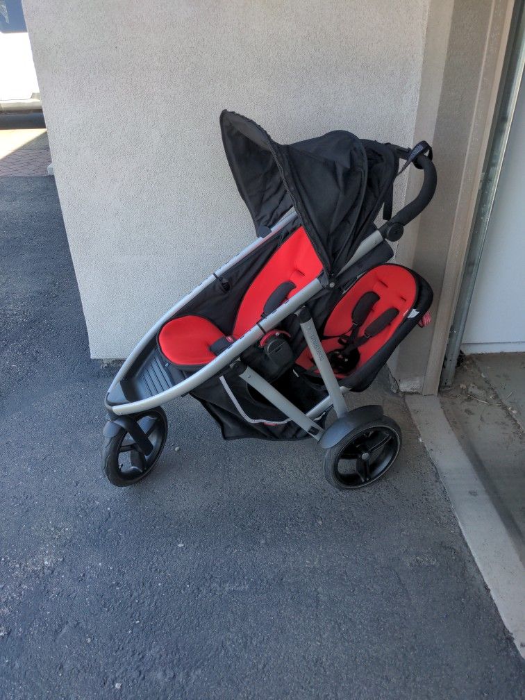 Dual Baby Stroller - Phil & Teds