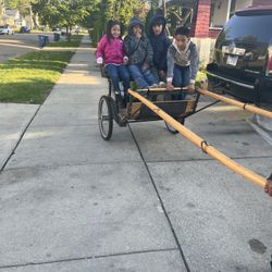 ANTIQUE HORSE DRAWN SULKY/BUGGY/WAGON