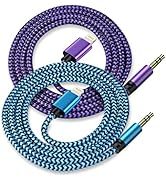 2Pack/3.3ftLightning to 3.5mm iPhone Aux Cord