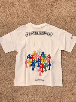 Chrome Hearts Multi-Color Cross Graphic T-Shirt