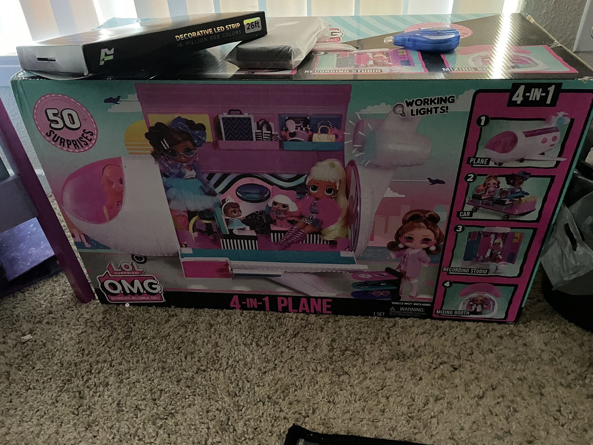 4 In 1 Lol Dolls Plane 