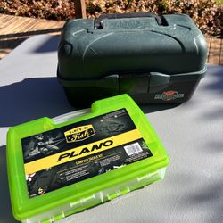 Two Fishing Tackle Boxes - 1 W/ Gear
