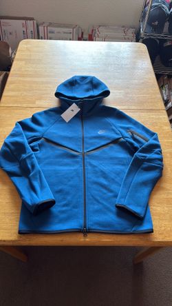 New Nike tech fleece hoodie jacket court blue black Men’s S M L