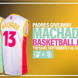 4 Tickets Padres Vs Orioles Tuesday 9/2 Basketball Jersey Machado Giveaway - 4 Tickets 2 Tickets
