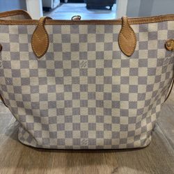 Used Louis Vuitton Neverfull Logo Shoulder Bag