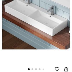 Floating Bathroom Sink Countertop Or Wall mounted