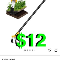 YUCEEN - Hoe Garden Tool,Scuffle Garden Hoe for Weeding 30-56 Inch,Long Handle Heavy Duty Adjustable Hula Hoe,Gardening Stainless Steel Loop Stirrup A