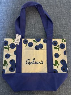 💙 🫐 Gelson's "Blueberry" Mini Canvas Tote