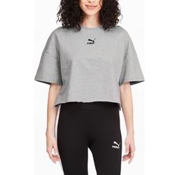 PUMA - WOMENS CLASSICS RAW EDGE CREW Sku: PUMA-532539 SZ - L