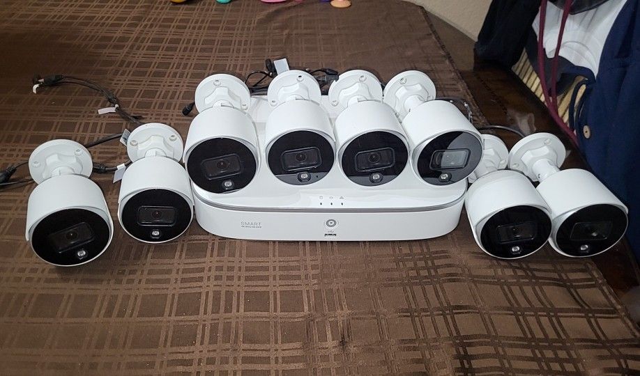 8 Camaras De Seguridad Instaladas -8 CCTV Security Cameras With Recorder $LIMITED DEAL$