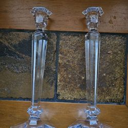 Beautiful Crystal Candle Holders
