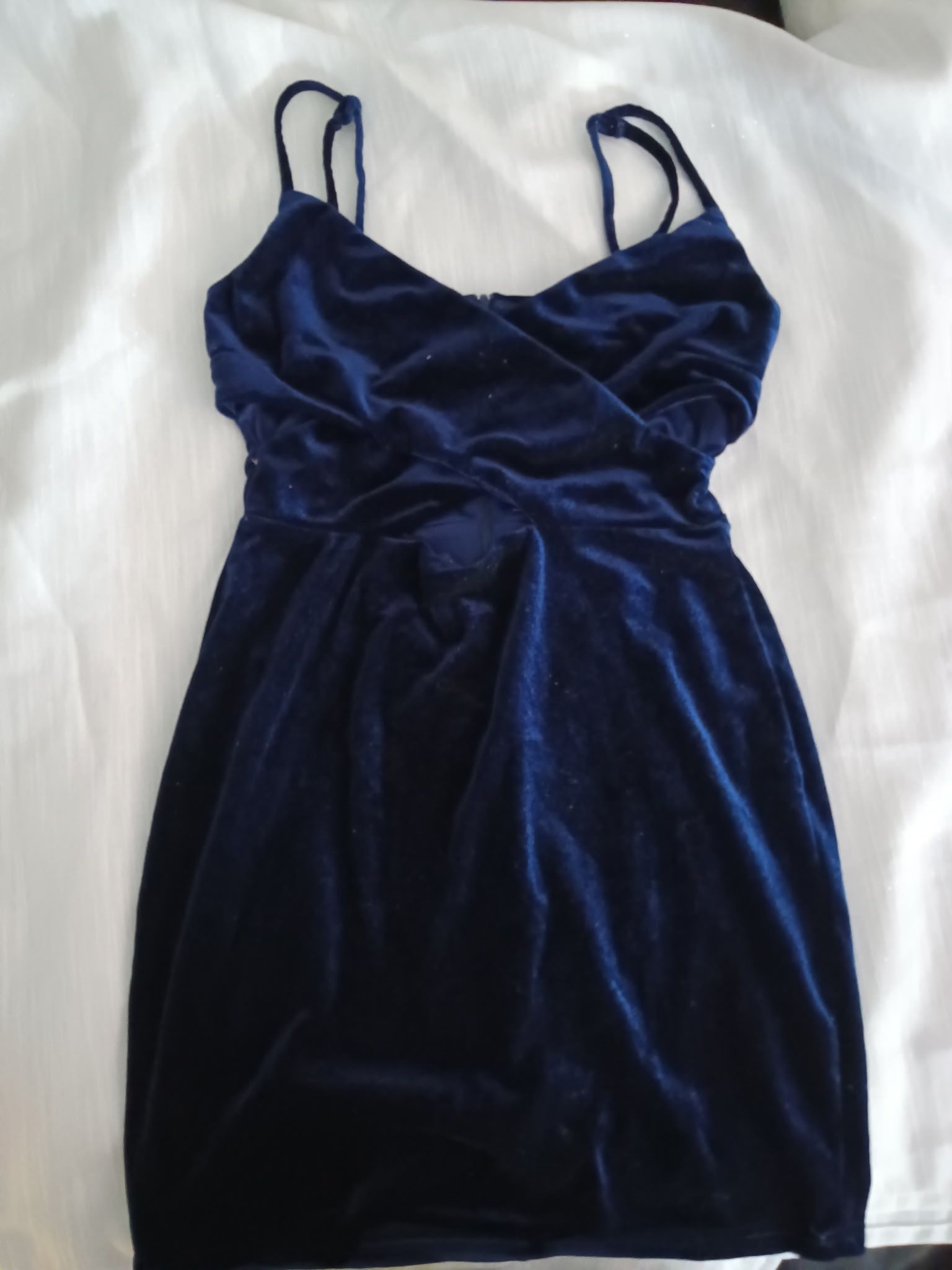 Royal Blue Windsor Velt Dress SMALL