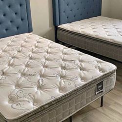 Get your NEW pillowtops, hybrid, firm, for a Queen bed! We offer Twin, Full, Queen King, Cal California King beds, frames, adjustable bases New beds t