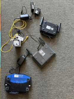 Linksys Router Bundle – WRT1900AC + EA Series (4 Routers + Cables)