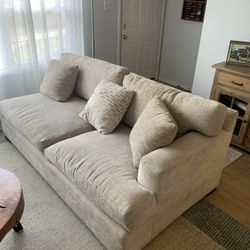 Couch Feather Filled Cushions