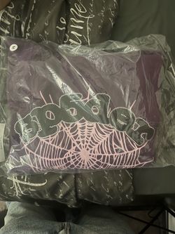 Purple spider hoodie
