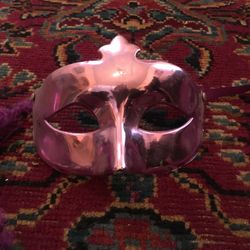 Purple Chrome Mask W/ Ribbon