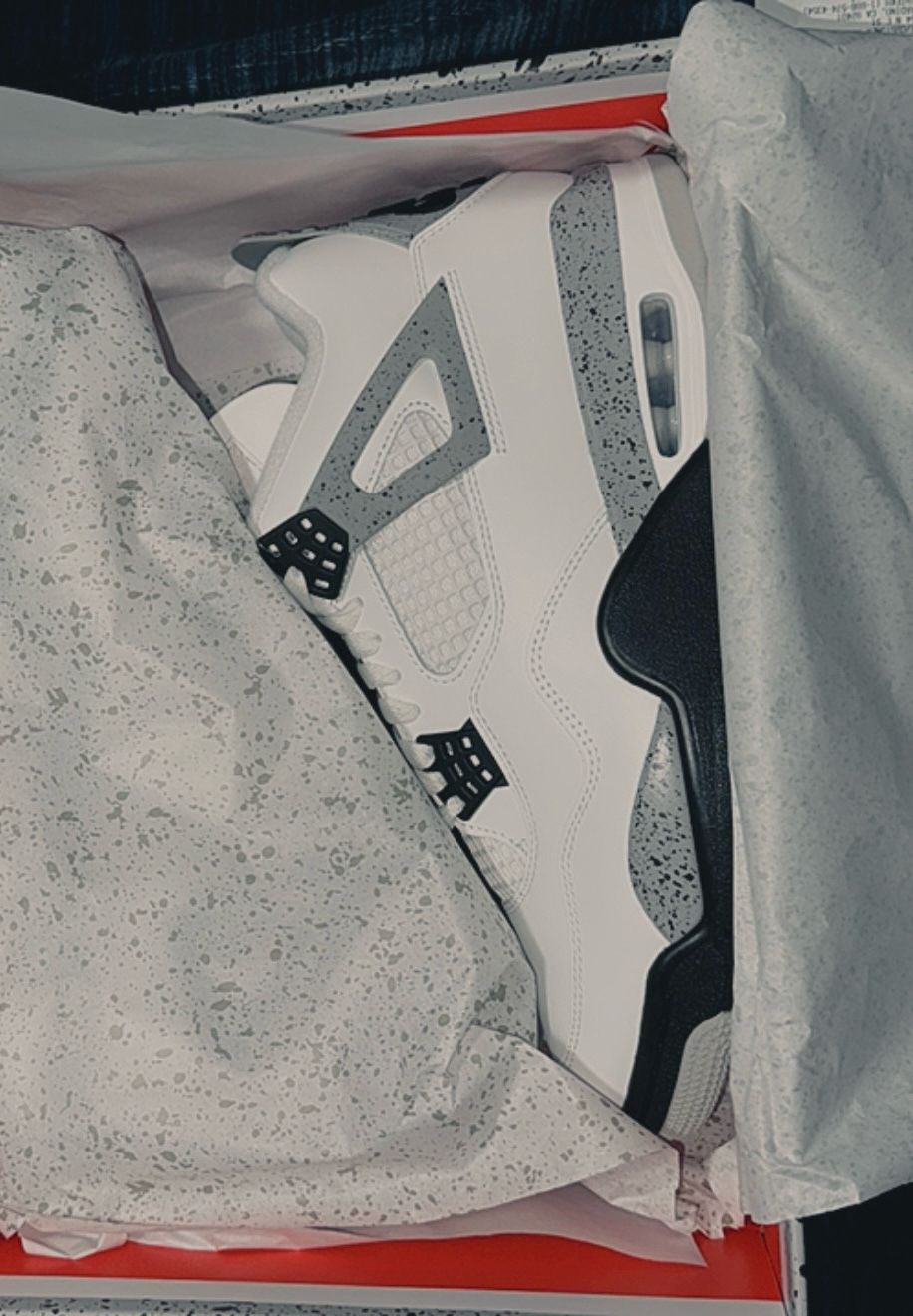 Jordan 4 Retro White Cement Size 10.5 Men