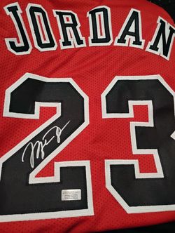 Michael Jordan Signed Autograph COA jersey Chicago Bulls NBA Jersey  Auto 