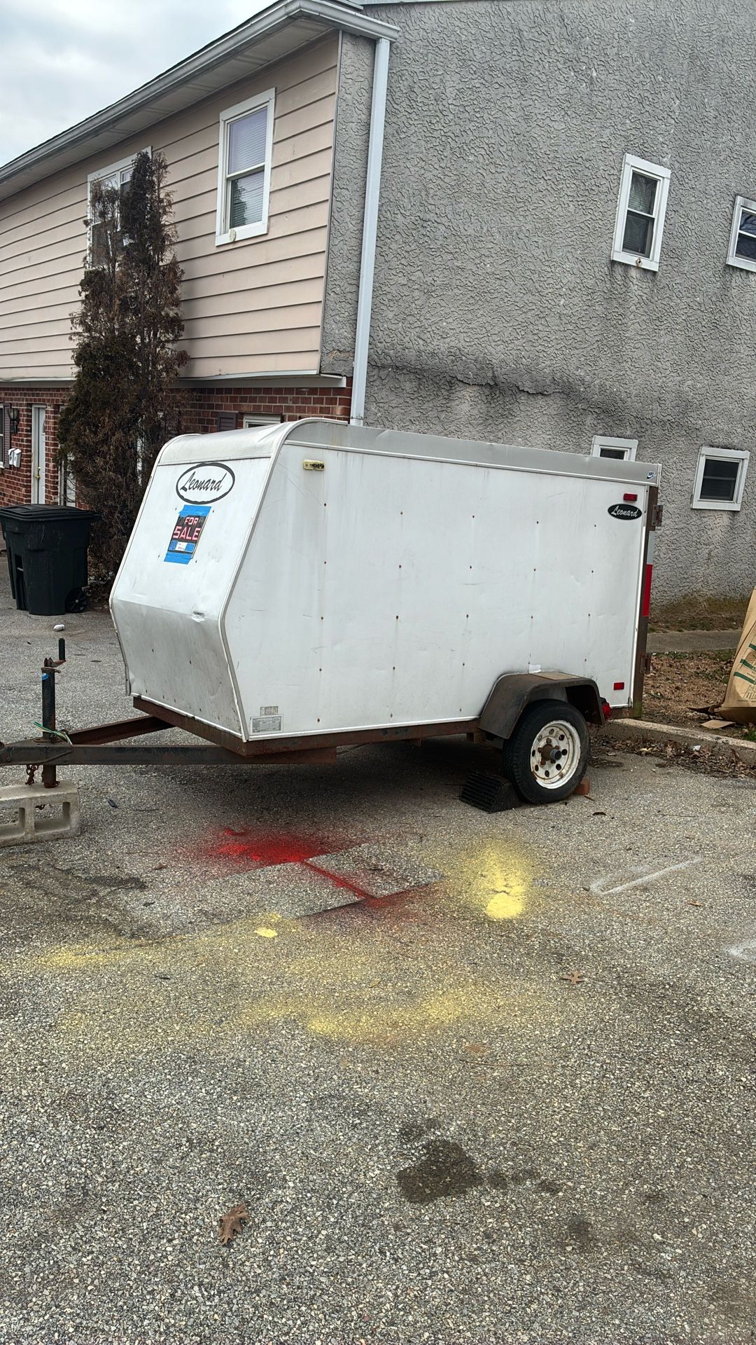 Small 11ft X 4ft Enclosed Utility Trailer