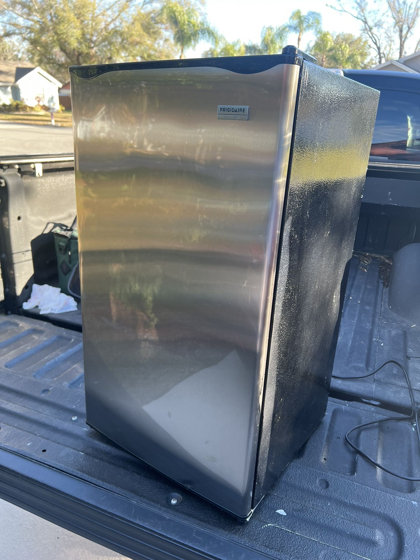 Mini Fridge, Microwave, 32 Inch TV