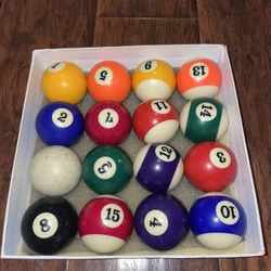 Pool table balls