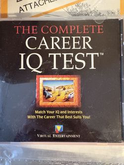 The Complete Career IQ Test PC CD match job that suits interests Aptitude Survey