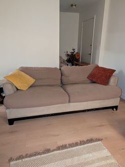 H.M. Richards Oversized Microfiber Sofa – Very Comfortable