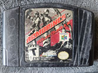 Armorines N64 game