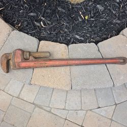 36 inch Ridgid pipe wrench