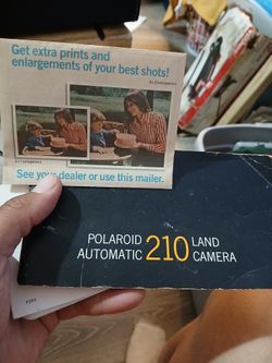 Vintage Polaroid Automatic 210 Land Camera