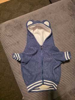 Frenchie Zip Up Dog Jacket, Size Large