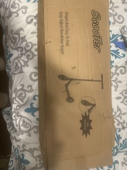 Lightweight Durable Folding Scooter Brand New Black 