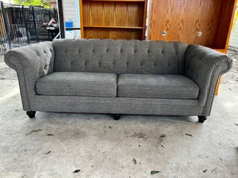 grey sofa
