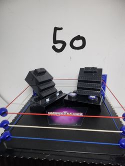 WWE WrestleMania Toy Wrestling Ring W/ Action figure